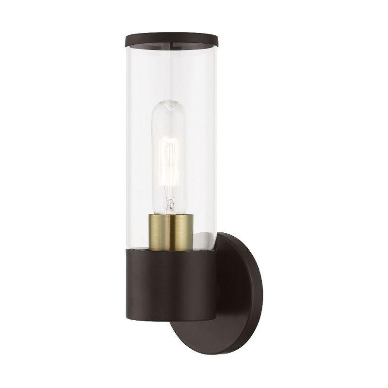 Livex Lighting Banca 1 - Light Sconce in  Bronze/Antique Brass