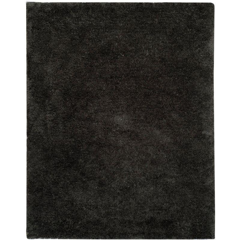 Supreme Shag SGS621 Hand Tufted Indoor Area Rug - Dark Grey - 8'x10' - Safavieh
