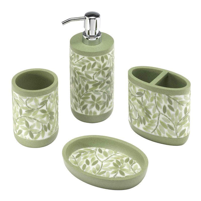 Avanti Linens Stratford Green Jar