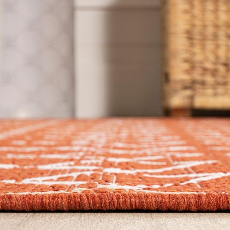 Ourika Moroccan Geometric Textured Weave Indoor/Outdoor Area Rug - JONATHAN Y