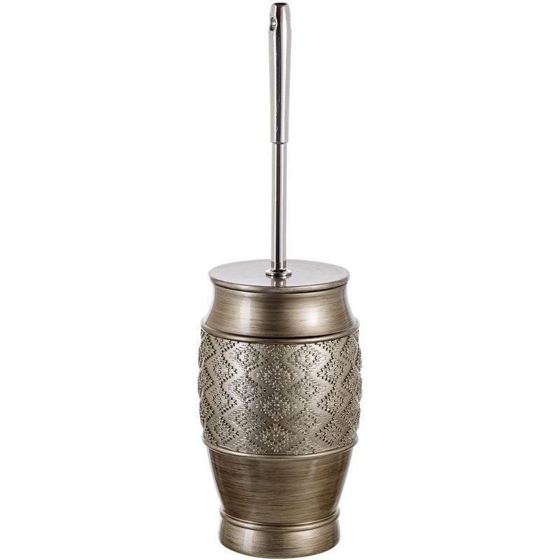 Creative Scents Silver Dublin Toilet Brush With Holder