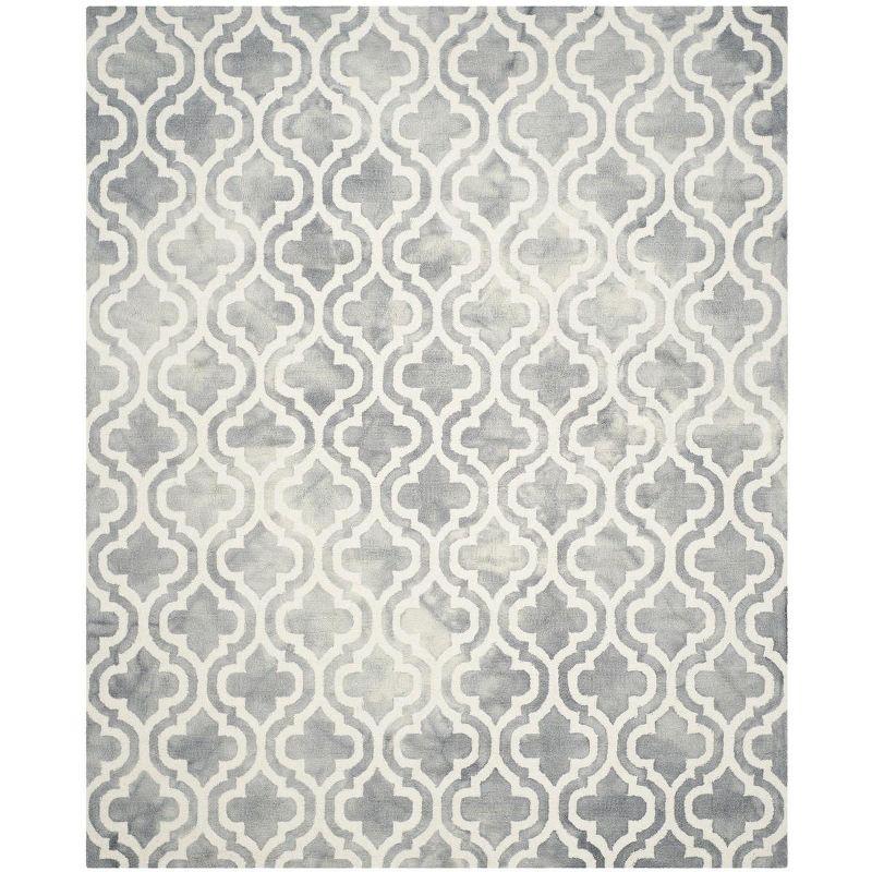 Dip Dye DDY537 Hand Tufted Indoor Area Rug - Grey/Ivory - 9'x12' - Safavieh
