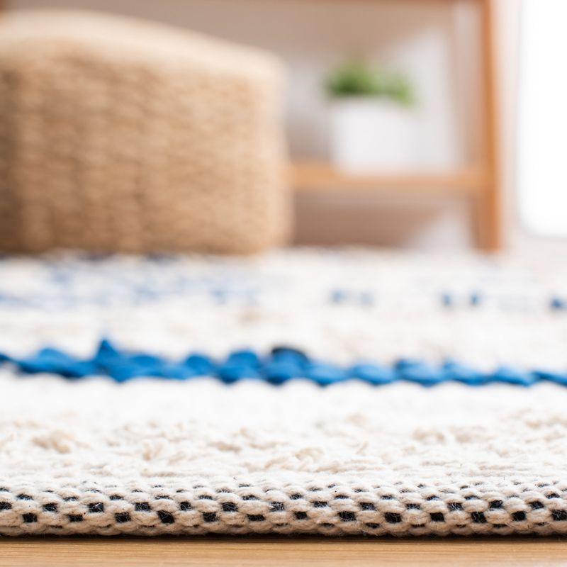 Natura NAT655 Hand Woven Indoor Area Rug - Beige/Navy - 9'x12' - Safavieh