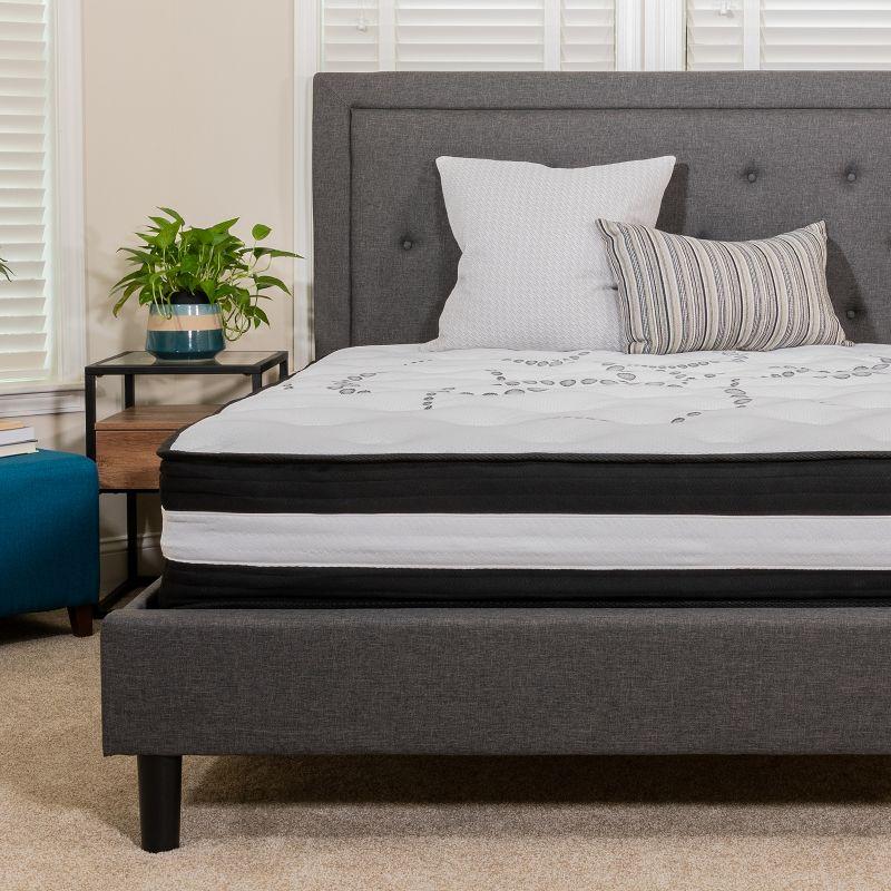 Twin Adjustable Innerspring Mattress with High-Density Foam