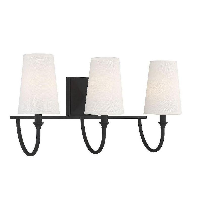 Savoy House Cameron 3 - Light Vanity in  Matte Black