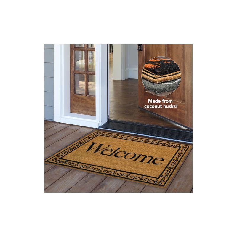 Briarwood Lane Everyday Coir Doormat 30x18 Welcome Natural Fiber Coir Doormat
