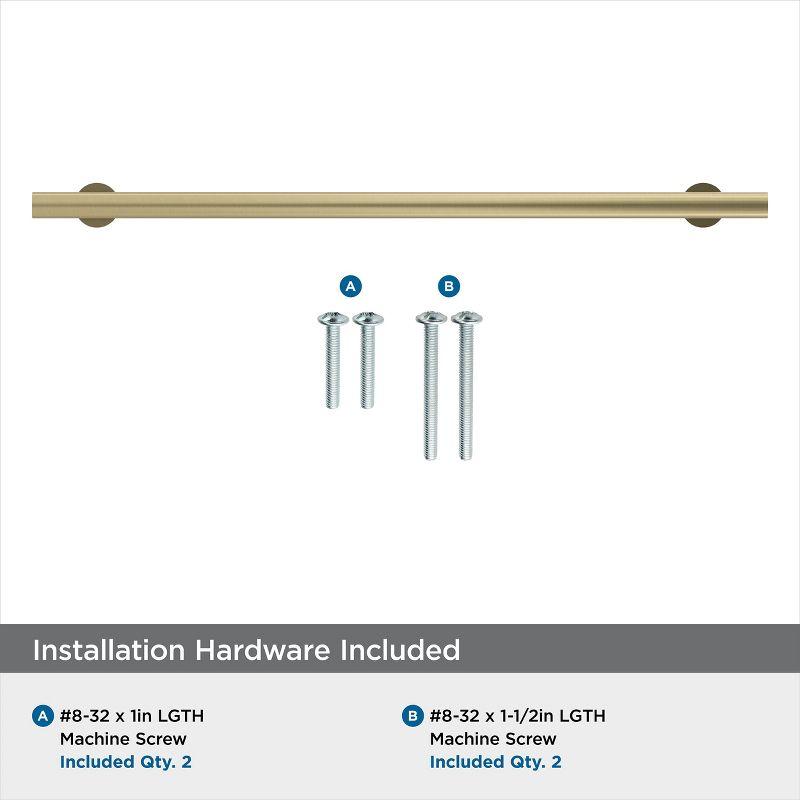Amerock Radius 10-1/16 inch (256mm) Center-to-Center Golden Champagne Cabinet Pull
