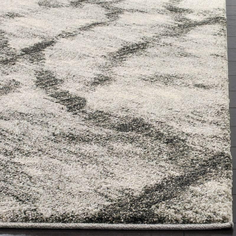 Retro RET2144 Power Loomed Indoor Area Rug - Light Grey/Black - 8'9"x11'9" - Safavieh.