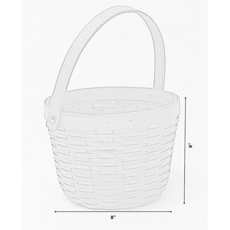 Quickway Imports Solid Wood Basket