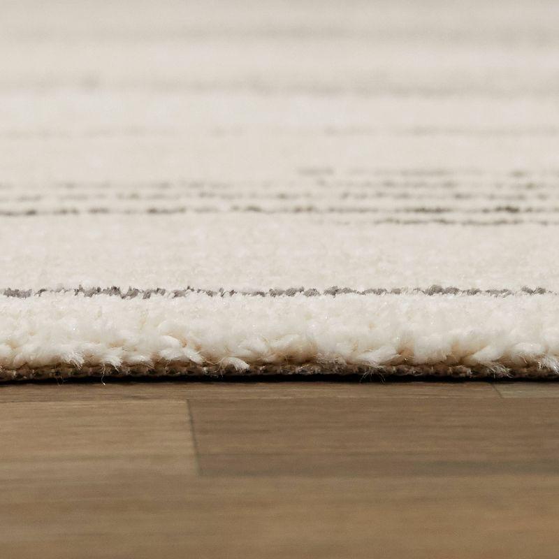Bonfiglio Power Loom Cream/Gray Area Rug