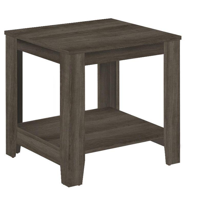 Monarch Specialties Table Set 3Pcs Set Coffee End Side Accent Living Room Laminate Brown Transitional