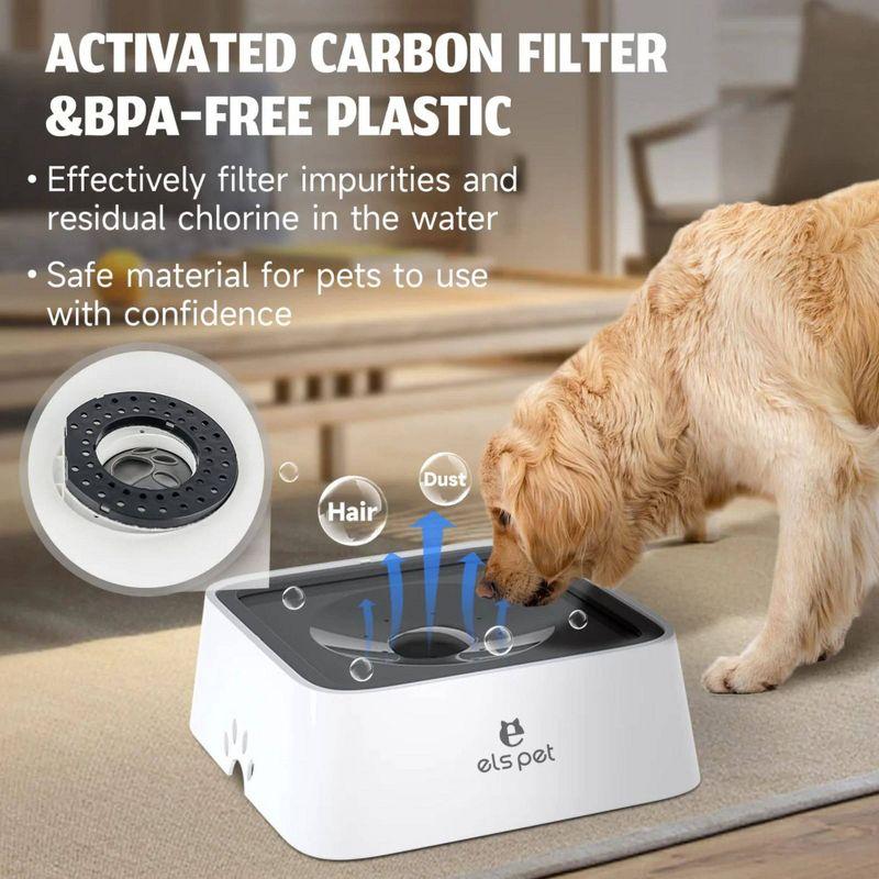 Els Pet 2L Floating Dog Bowl