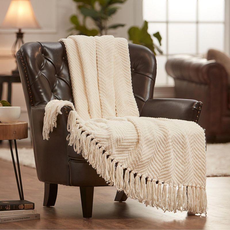 Chanasya Textured Knitted Throw & Reviews | Wayfair