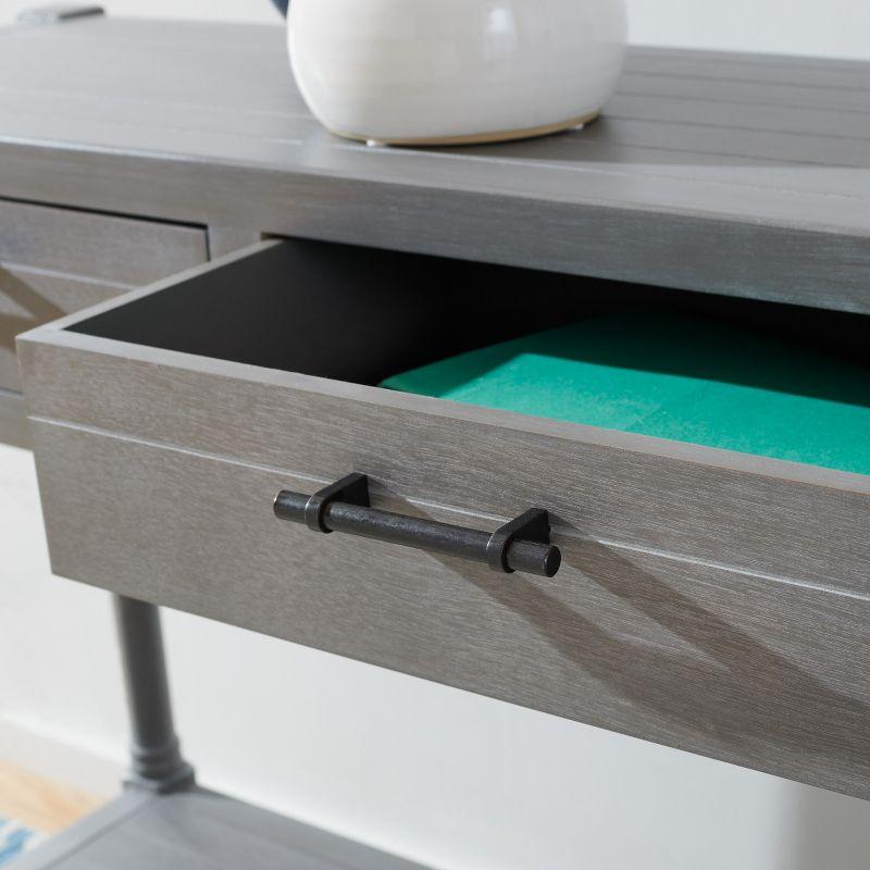 Filbert 2 Drawer Console Table - CNS5716D - Gray - Safavieh