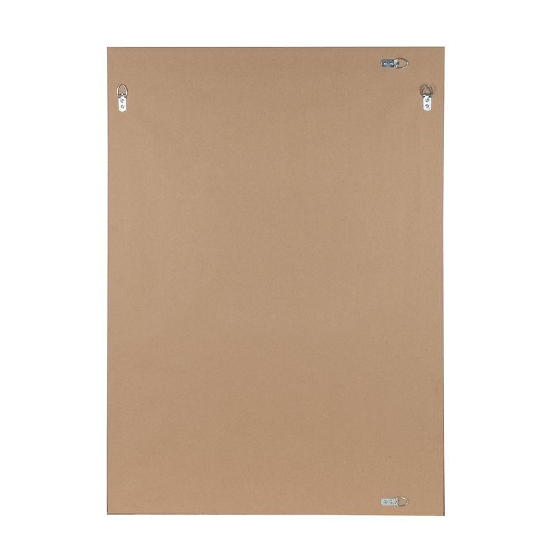 26"x38" Calter Framed Wall Mirror Black - Kate and Laurel: Modern Rectangular, No Assembly Required