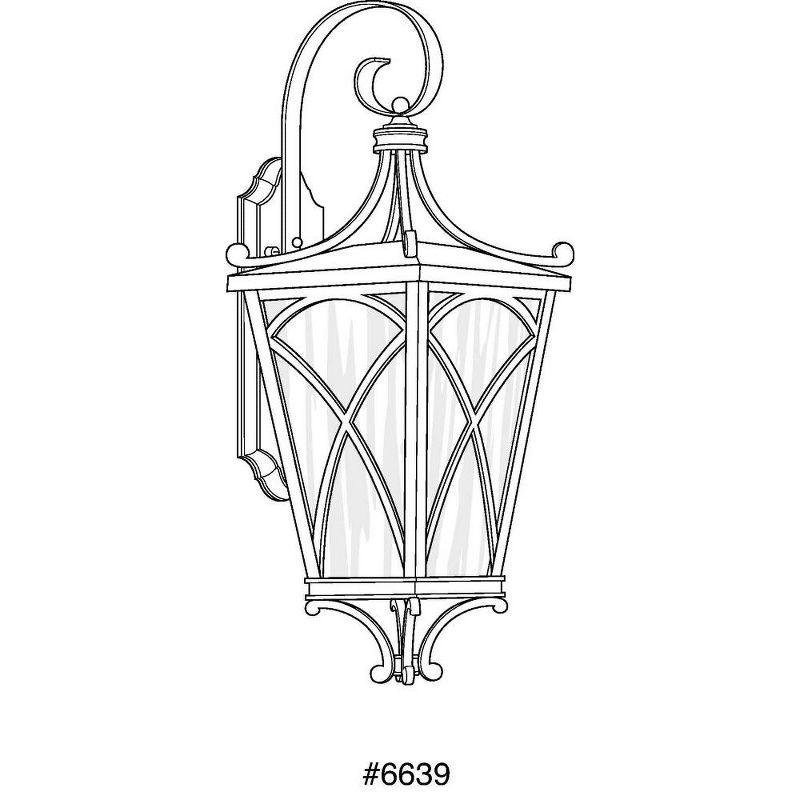 Cadence Oil Rubbed Bronze 3-Light Outdoor Wall Lantern Sconce