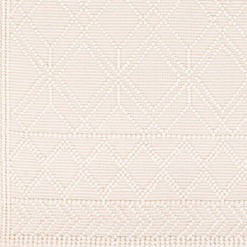 Serene Haven Hand-Knotted Wool Beige Area Rug, 8' x 10'