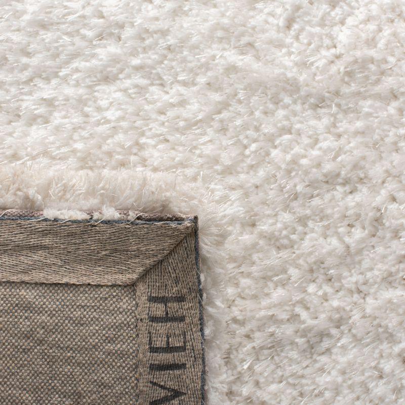 Supreme Shag SGS621 Hand Tufted Indoor Area Rug - Ivory - 8'x10' - Safavieh