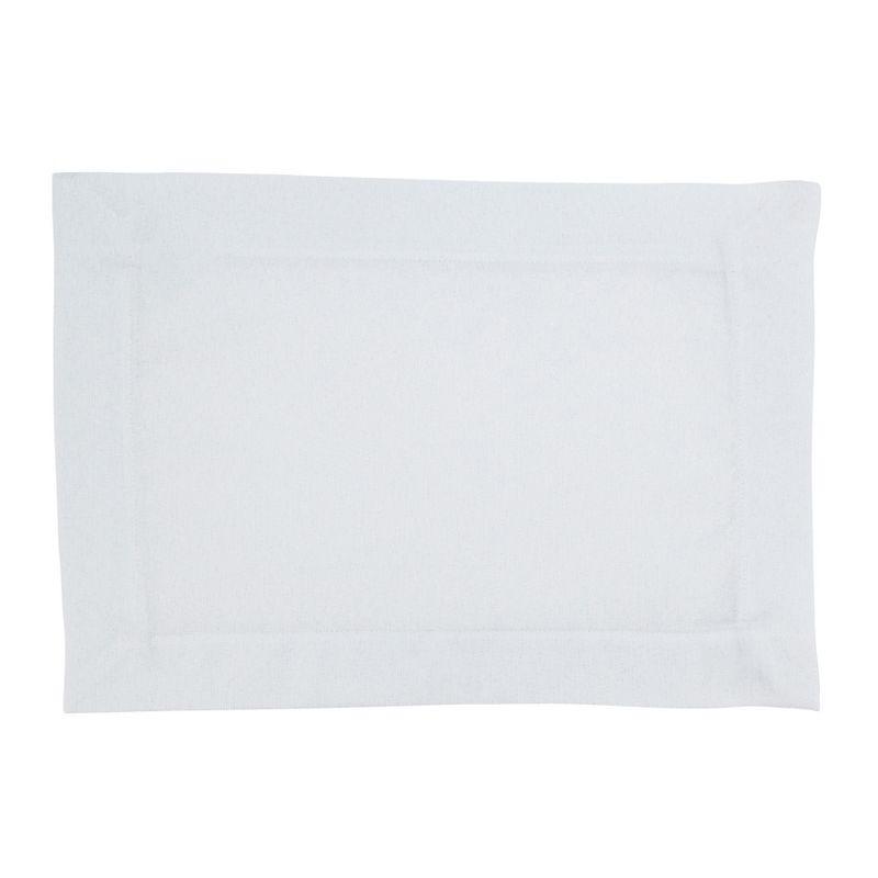 Saro Bourget Collection Shimmering Placemat with Piping Detail (Set of 4) (Set of 4)