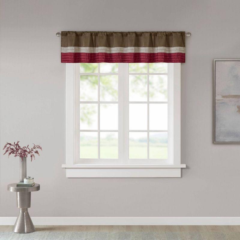 Amherst Polyoni Pintuck Window Valance