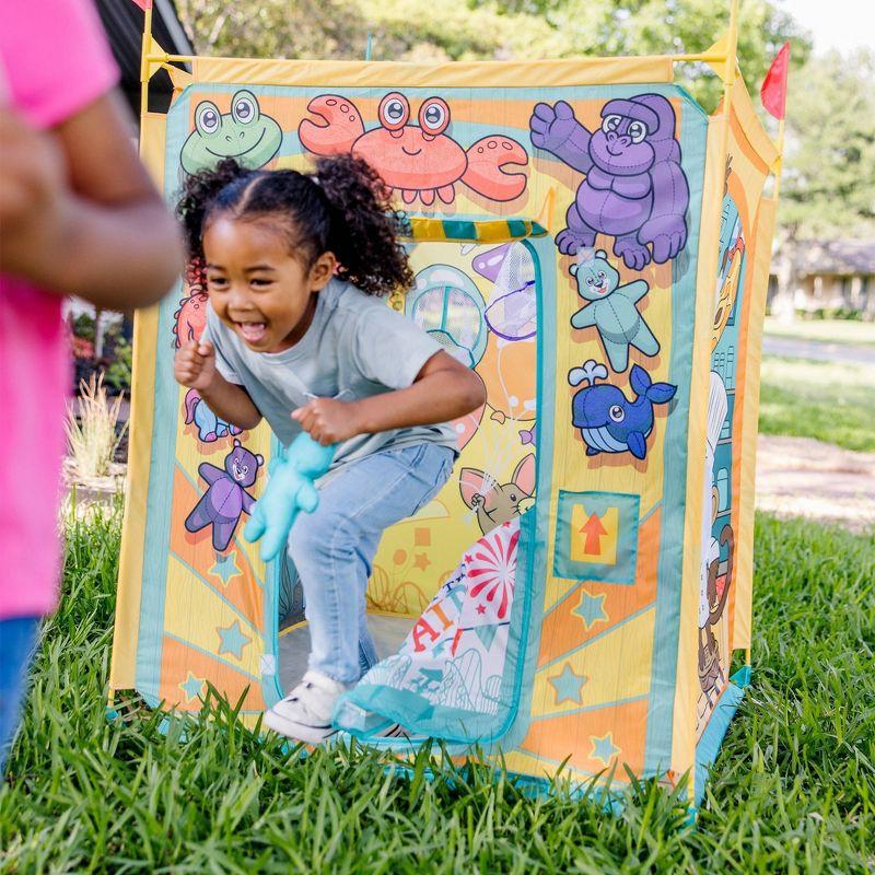 Melissa & Doug Fun at the Fair! Game Center Play Tent - 4 Sides of Activities