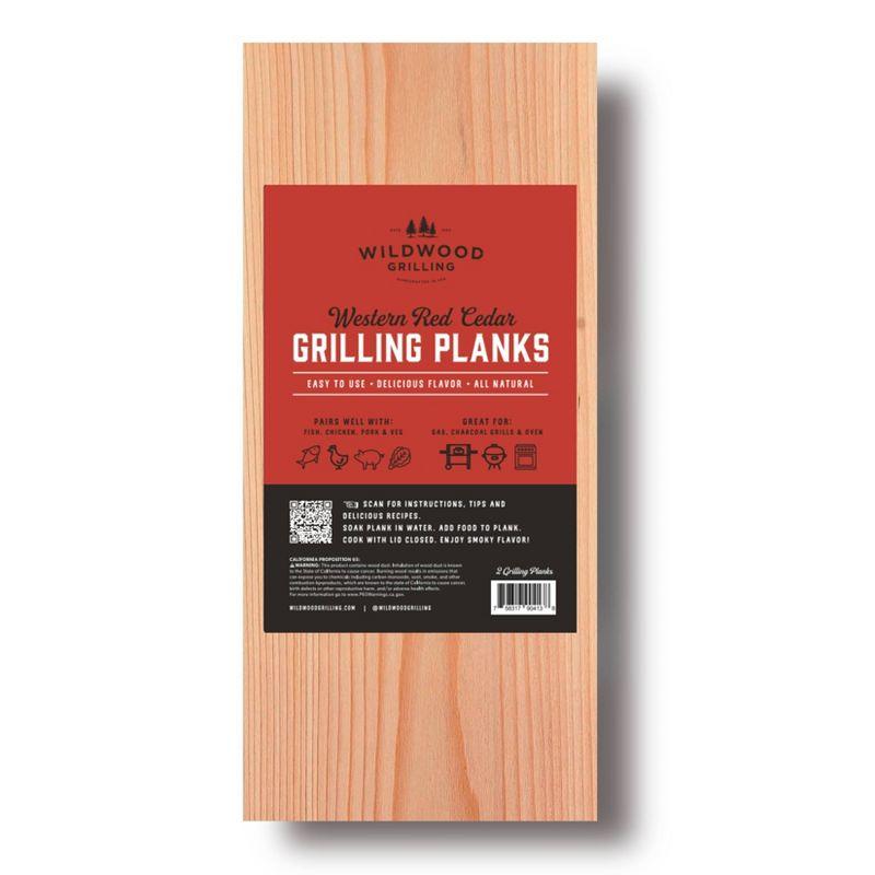 Wildwood Grilling 2pk 11"x5" Signature Cedar Wood Grilling Planks
