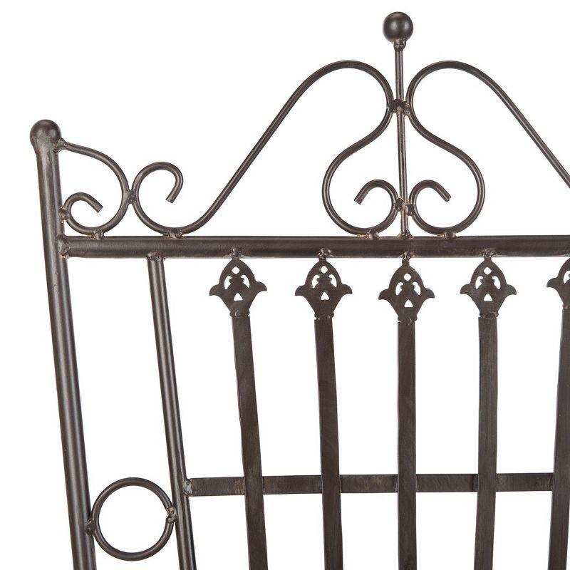 Belen Bistro Set, One Table And Two Chairs - Outdoor - PAT5020 - Unearthed Rust - Safavieh