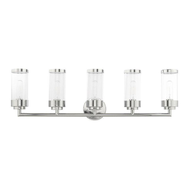 Livex Lighting Hillcrest 5 - Light Vanity in  Polished Chrome