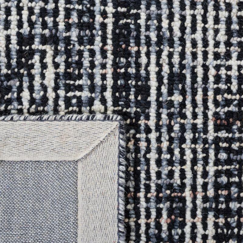 Abstract ABT468 Handmade Indoor Area Rug - Black/Grey - 8'x10' - Safavieh