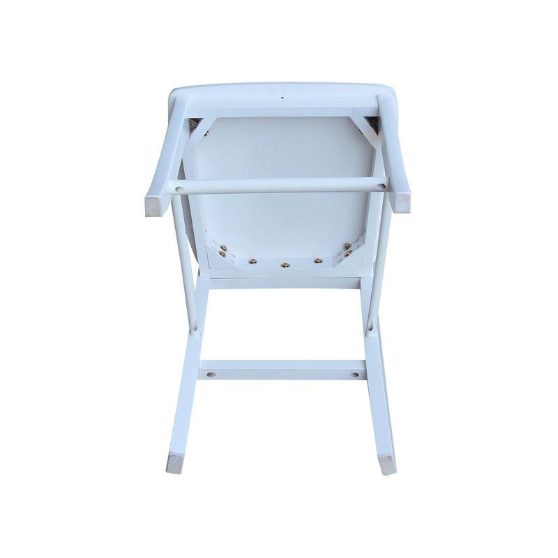 International Concepts X-Back Counter Height Stool - 24" Seat Height