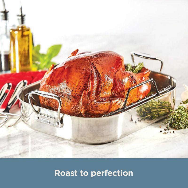 All-Clad ® Stainless Steel Large 16" Roaster with Rack