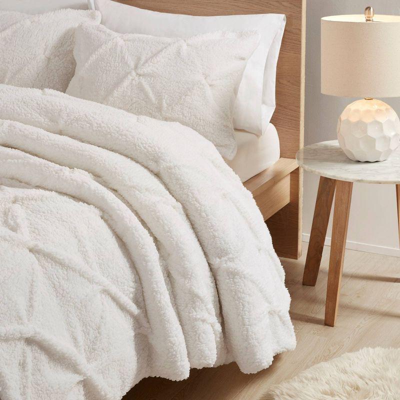 Kate Faux Shearling Down Alternative Comforter Set