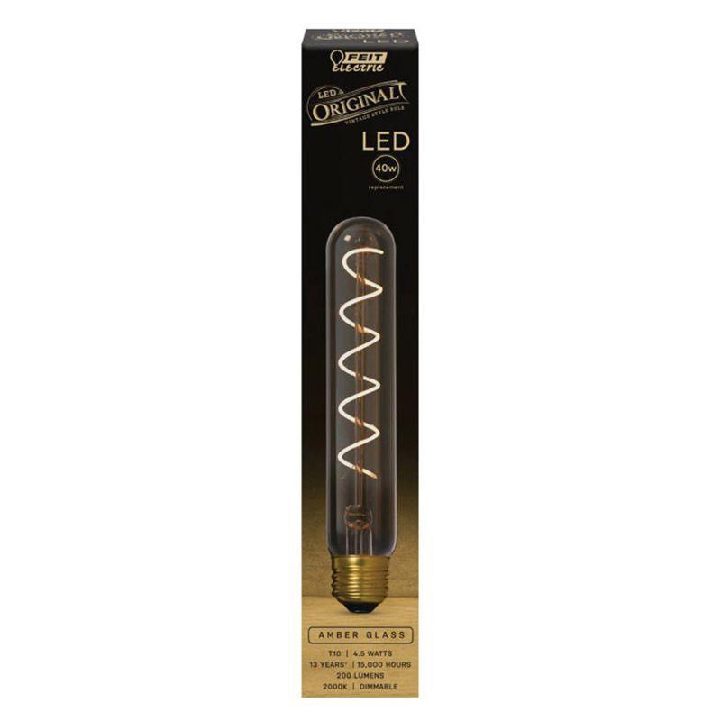 Feit Electric T10 E26 (Medium) LED Bulb Amber 40 Watt Equivalence 1 pk