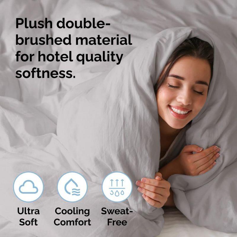 CGK Linens Premium Hotel Quality Soft & Cooling Duvet Cover Set