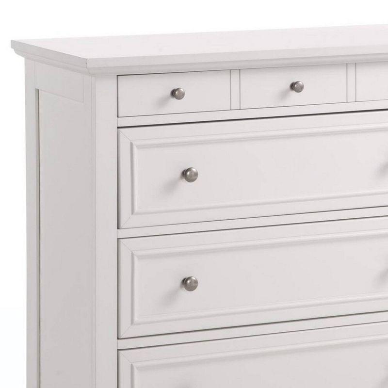 Naples Chest Off White - Homestyles: Bedroom Storage with 4 Drawers, Hardwood Frame