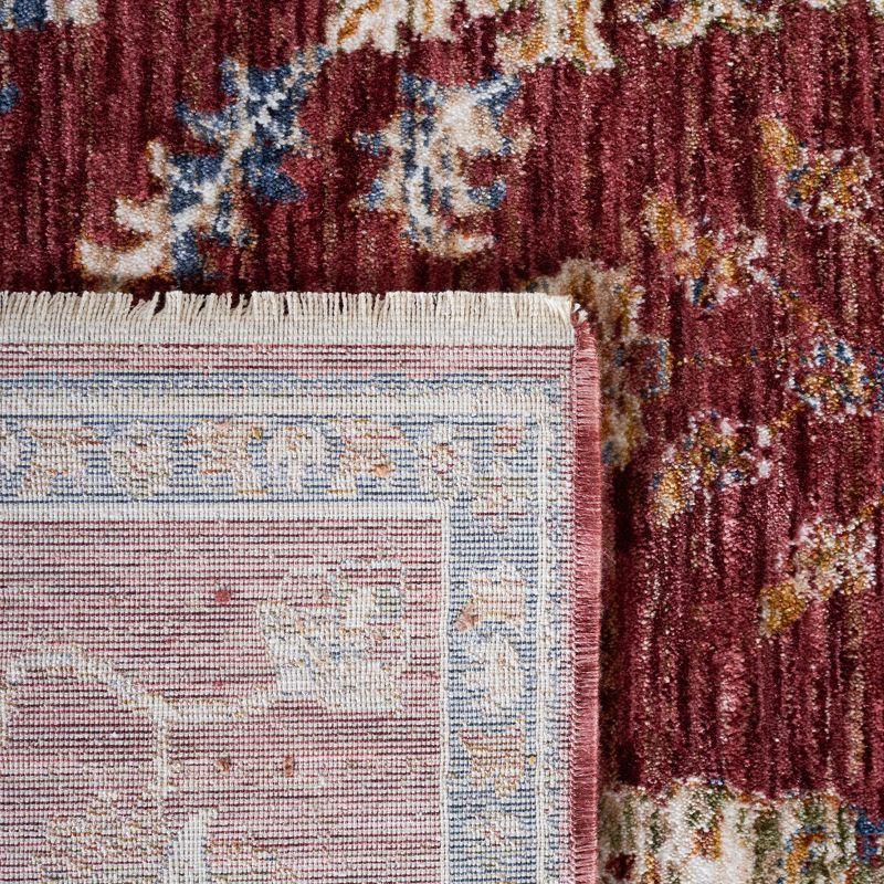 Heirloom HRL718 Power Loomed Area Rug - Rust/Ivory - 8'x10' - Safavieh.