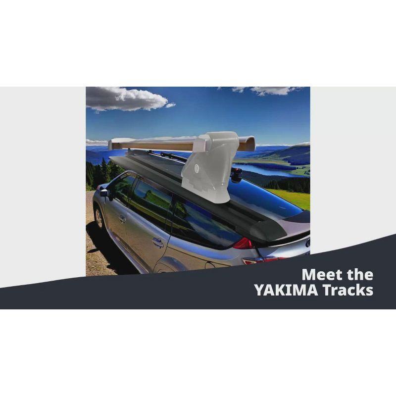 Yakima 54" Black Tracks with CapNuts for Roof Rack Systems