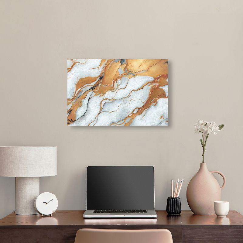 Art Remedy Gold Marble Boho Neutral Abstract Wall Art by Art Remedy