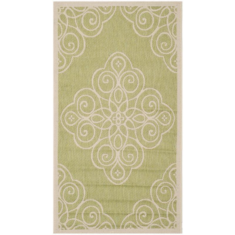 Martha Stewart Rosamond - MSR4244 - Indoor Power Loomed Runners - Lily Pad - 2'7"x5'