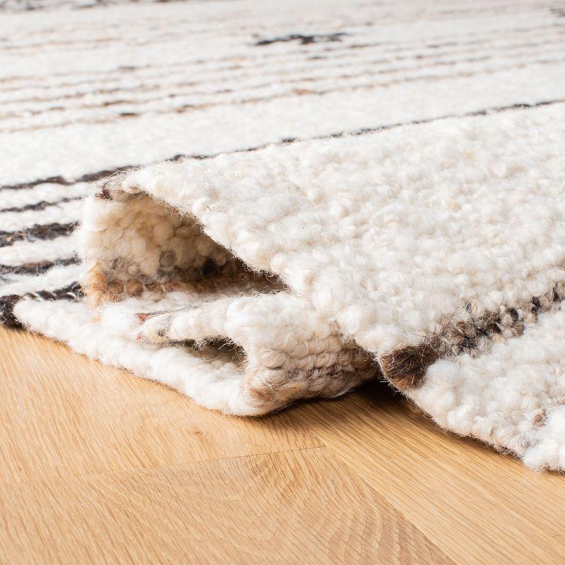 Abbie-Lea Natura Hand Woven 90% Wool And 10% Cotton Southwestern Rug