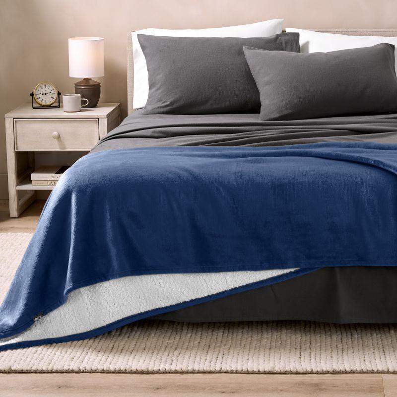 Bare Home Sherpa Fleece Blanket