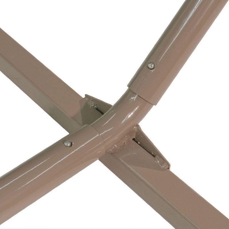 15' Two-Point Patio Hammock Stand - Beige - Algoma: Sturdy Outdoor/Indoor Steel Frame, 500 lb Capacity