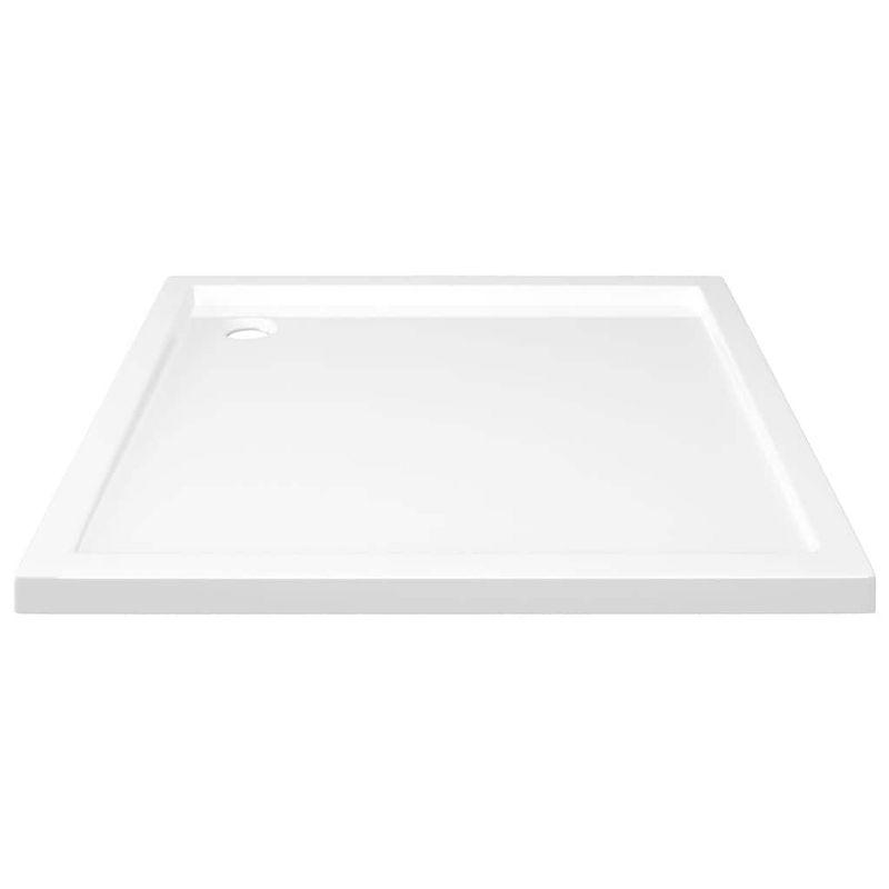 vidaXL Shower Base Tray, Non-slip Bathroom Shower Pan, Reinforced ABS