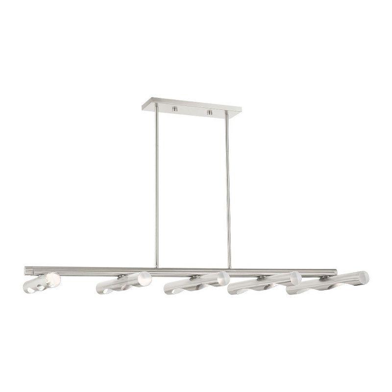 Livex Lighting Acra 10 - Light Chandelier in  Brushed Nickel