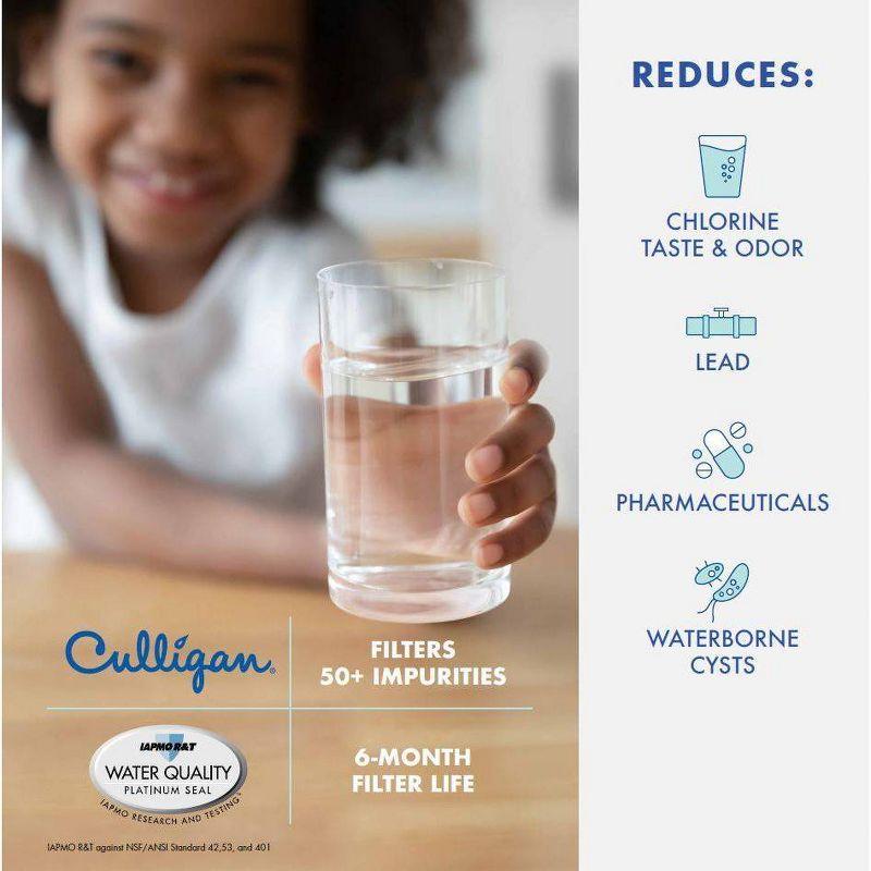 Culligan CUW4 Replacement Whirlpool (EDR4RXD1/WHR4RXD1/KAD4RXD1) Refrigerator Water Filter 4: Filters Odors, Lead, Chlorine