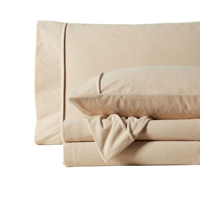 Bare Home Organic 100% Cotton Flannel Sheet Set
