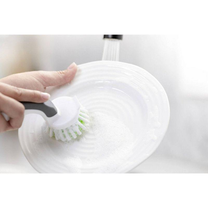 Compact Non-Scratch Antimicrobial Scrub Brush