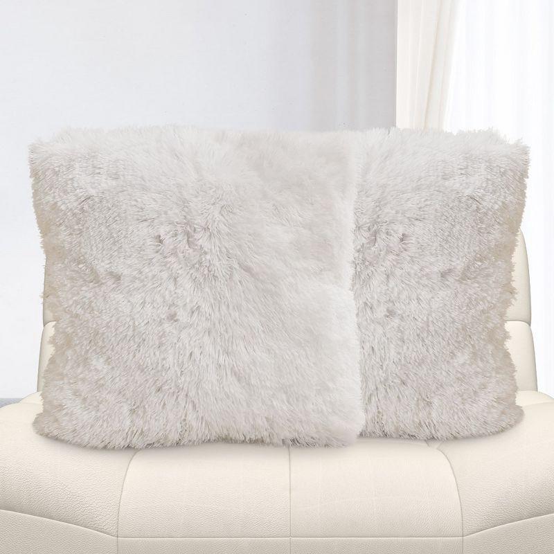 Faux Fur Throw Pillow