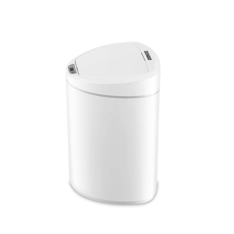 Nine Stars 8 L/2.1gal Motion Sensor Trash Can White