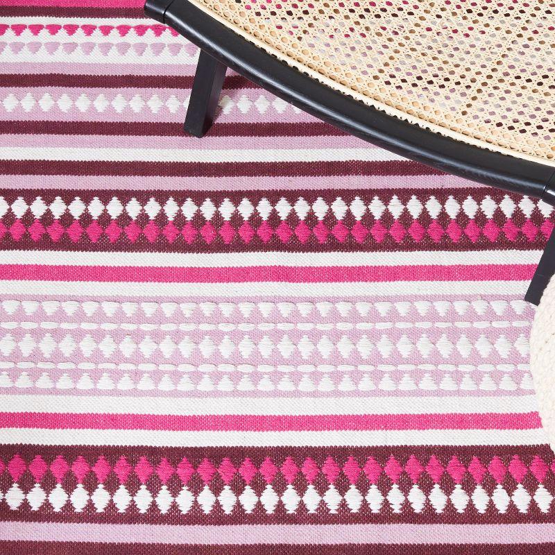 Montauk MTK451 Hand Woven Area Rug - Pink/Ivory - 5'x8' - Safavieh.